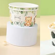 Baby Food Avocado - 10 Buah Mangkuk Kertas Es Krim