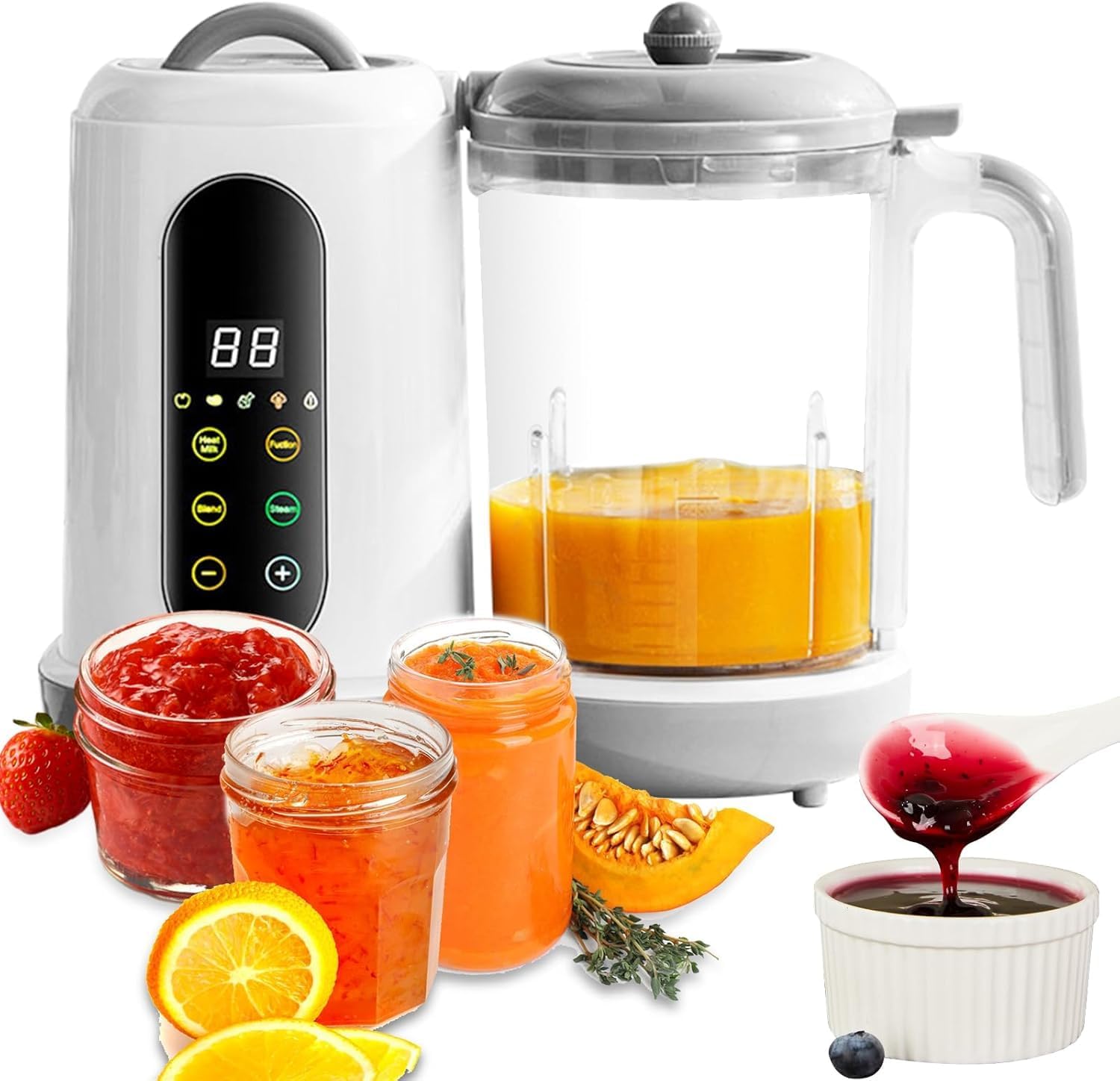 Baby Food Maker And Steamer - Pengukus dan Blender Makanan Bayi 400ML,