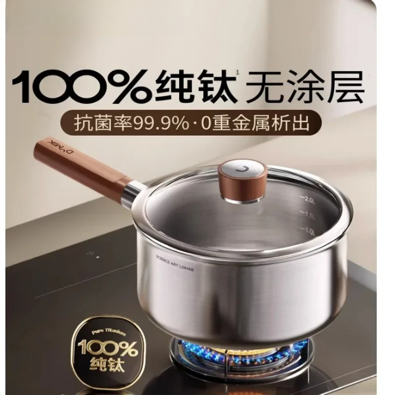 Baby Food Instant - Panci susu titanium murni, panci instan