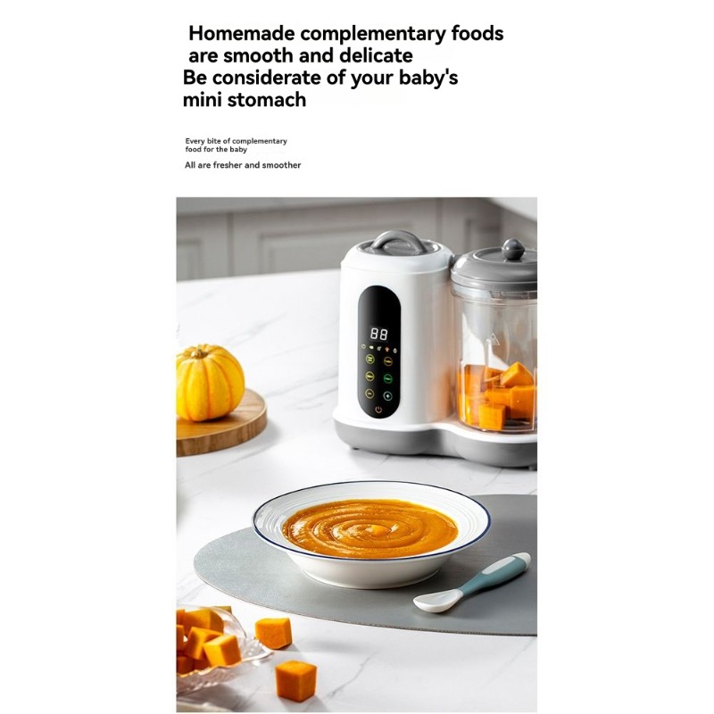 Baby Food Maker And Steamer - [BARU!N92R】 Pembuat Makanan Bayi Otomatis-Blender Pengukus