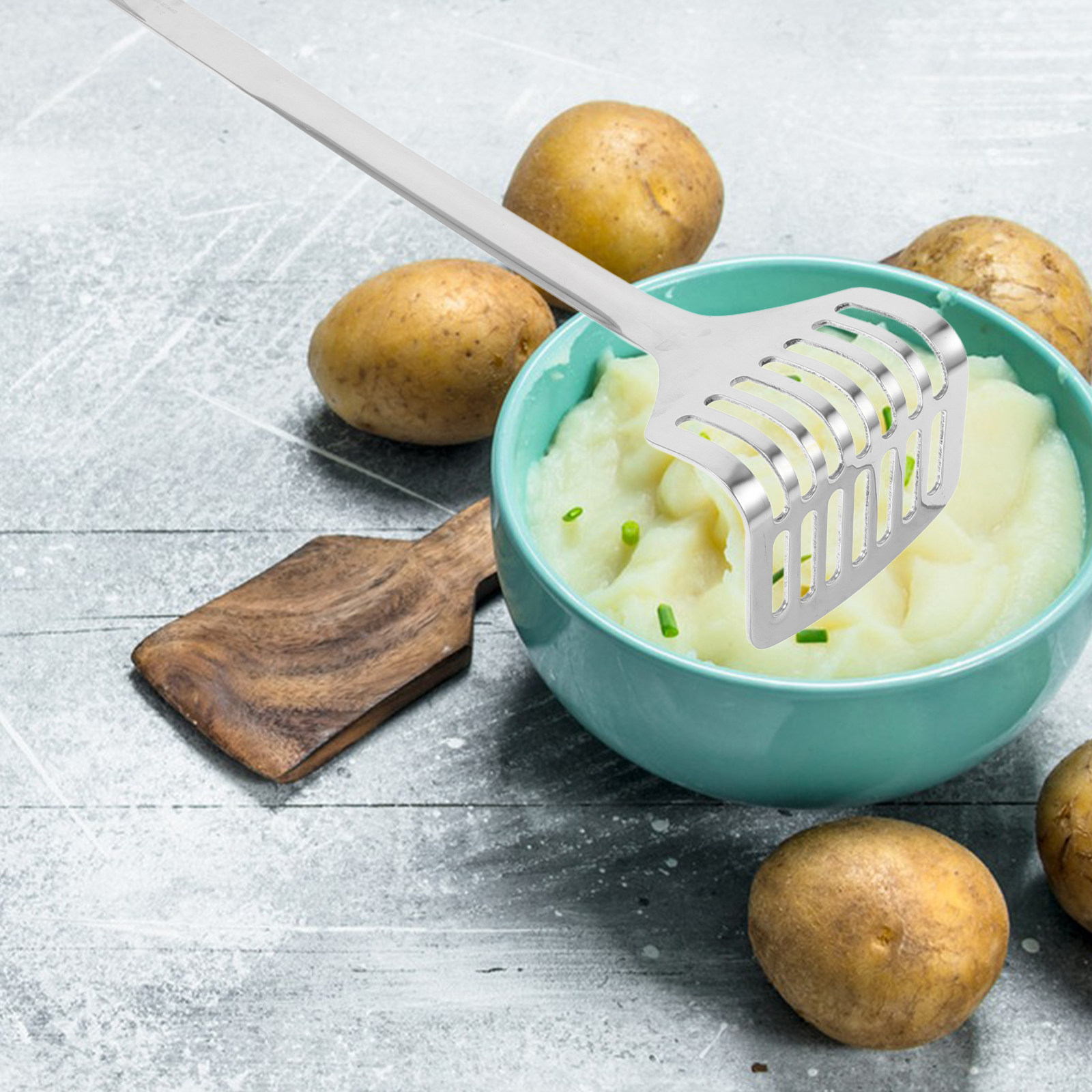 Baby Food Avocado - Alat Penghancur Kentang Manual Gagang Panjang