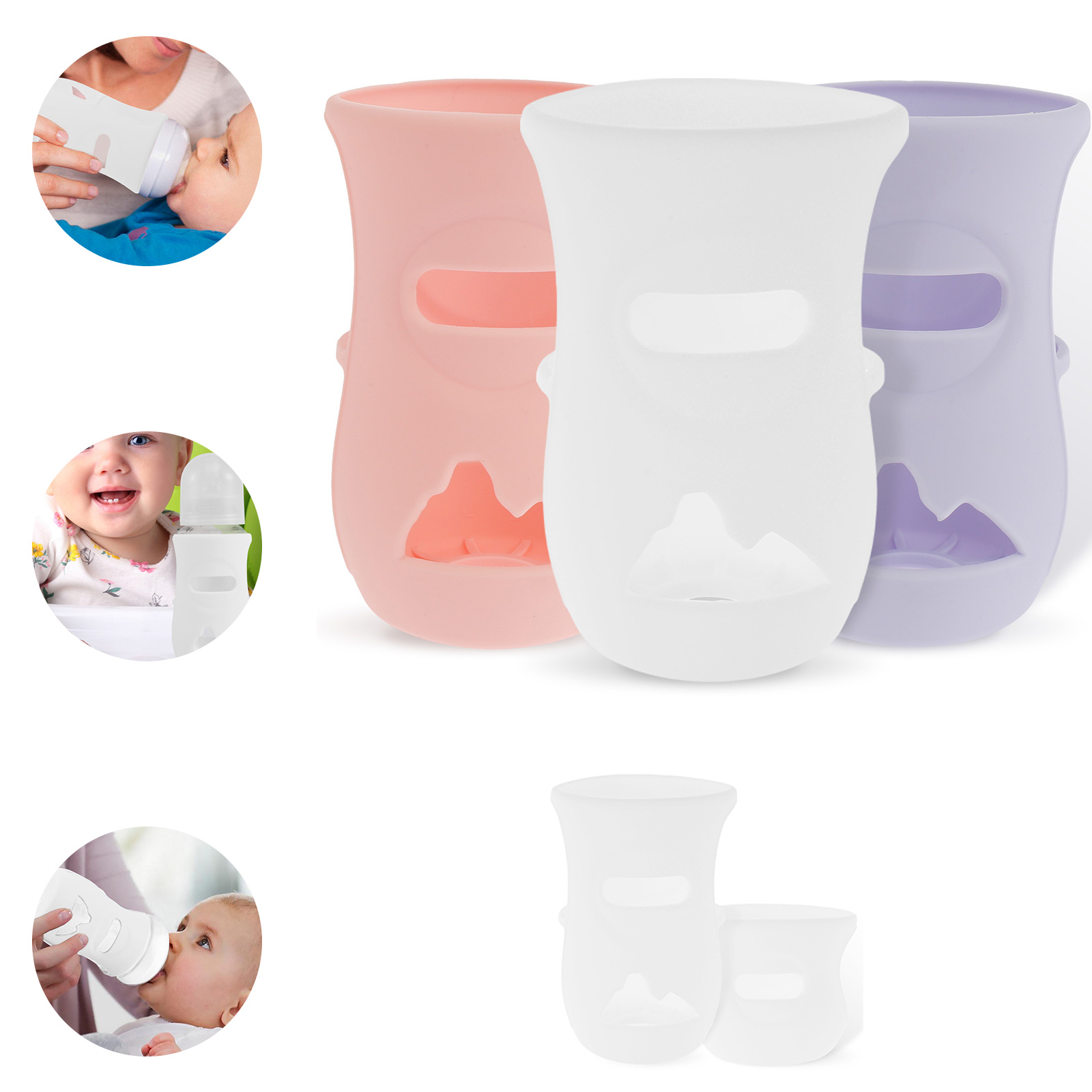 Baby Food Storage - Penutup botol silikon lengan bayi botol