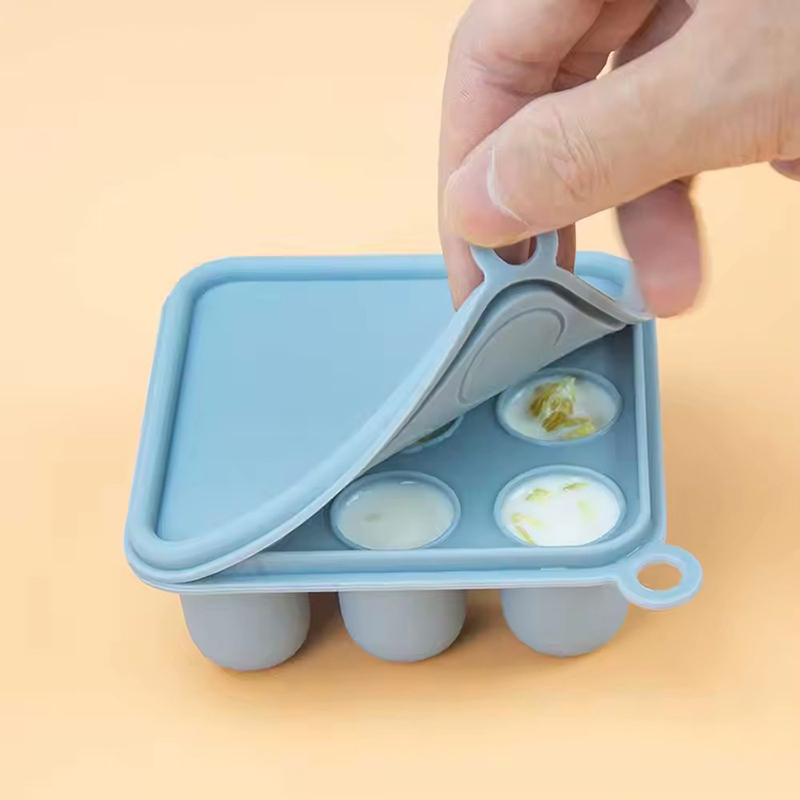 Baby Food Glass Jar - Cetakan Beku Makanan Bayi Silikon dengan