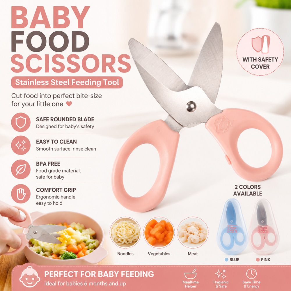 Baby Food Kids - Gunting Makanan Bayi Gunting Makan Bayi