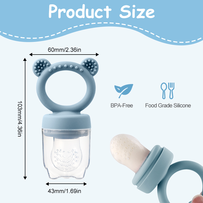 Pengumpan Buah Bayi Bentuk Ber - Baby Food Healthy ulasan dan harga