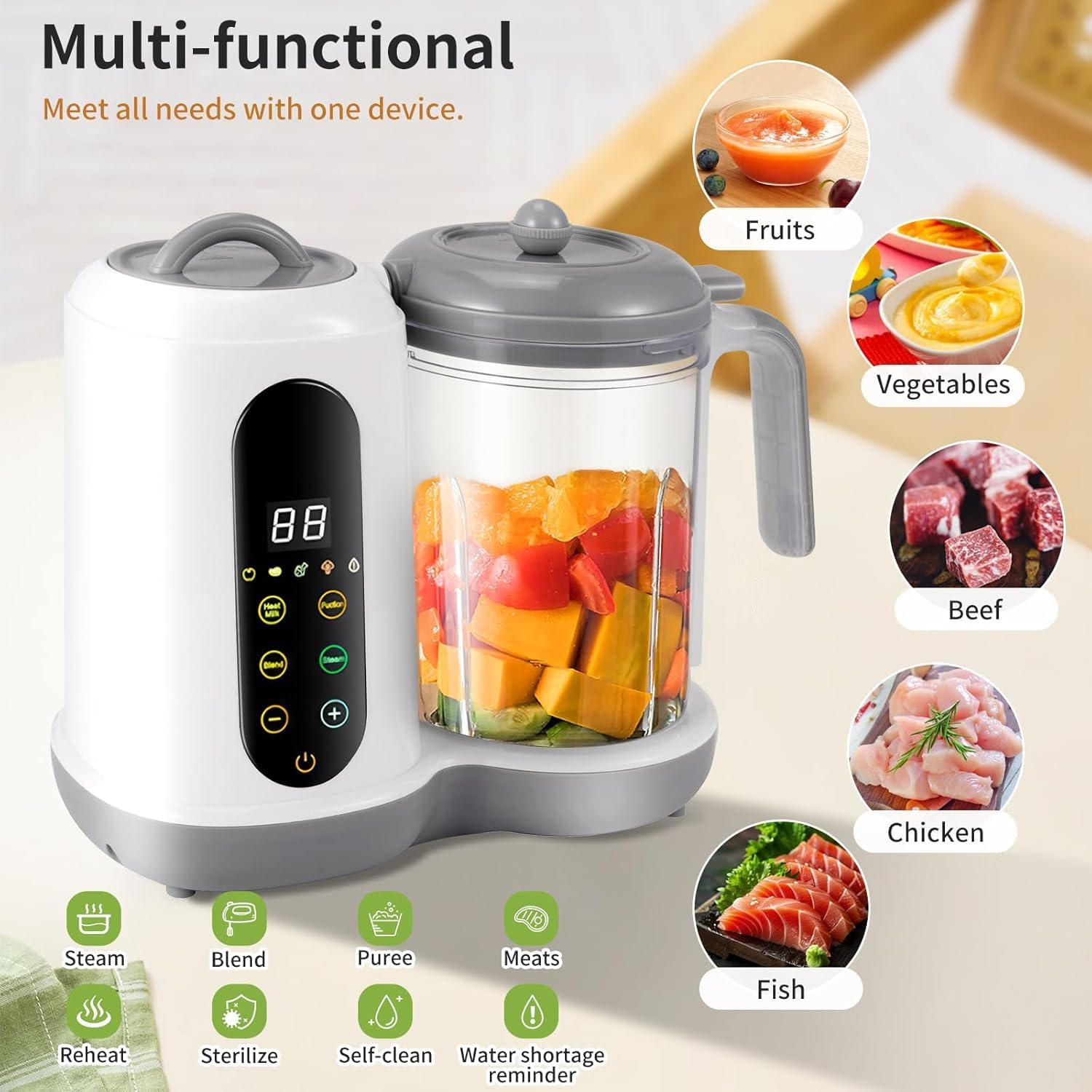 Pengukus dan Blender Makanan B - Baby Food Maker And Steamer ulasan dan harga