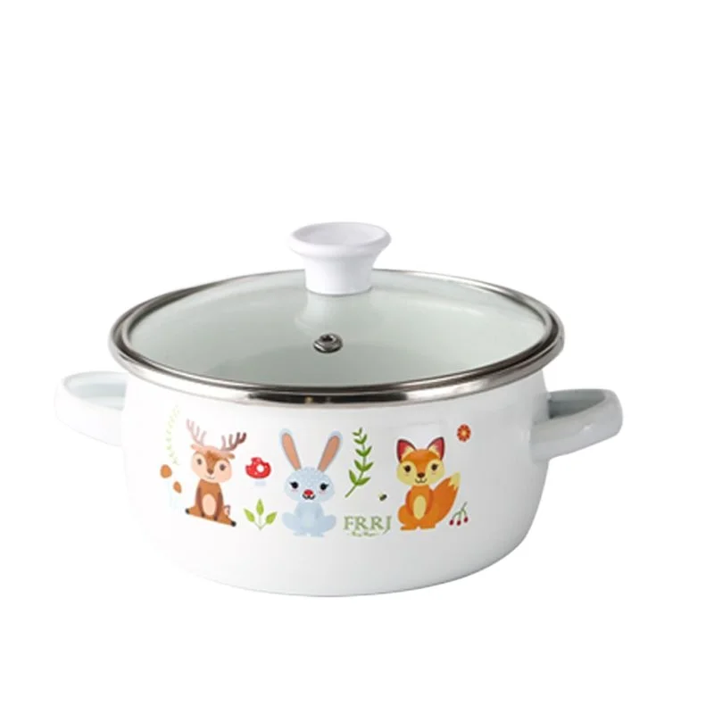 Panci sup Enamel Mini dengan t - Baby Food Healthy ulasan dan harga