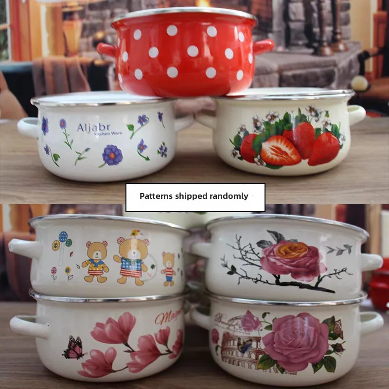 Panci Enamel Panci Suplemen Ma - Baby Food Instant ulasan dan harga