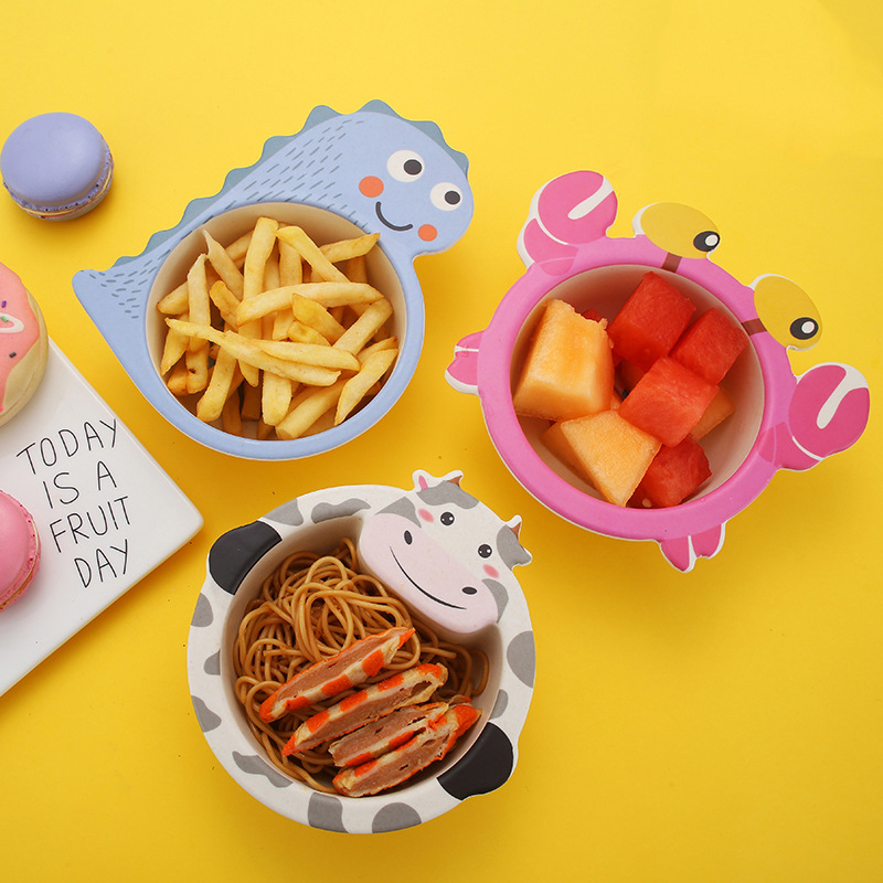 Mangkuk Makan Bayi Kartun Pera - Baby Food Healthy ulasan dan harga