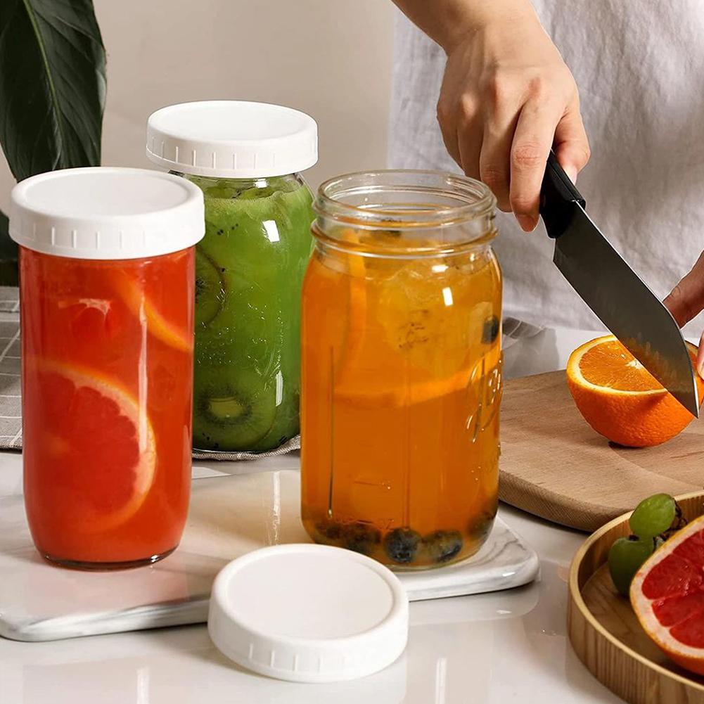 1/16 Buah Tutup Toples Plastik - Baby Food Glass Jar ulasan dan harga