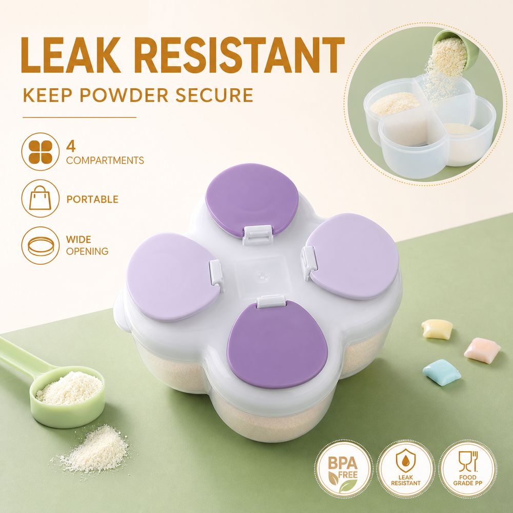 Dispenser Formula Terpartisi 7 - Baby Food Storage ulasan dan harga