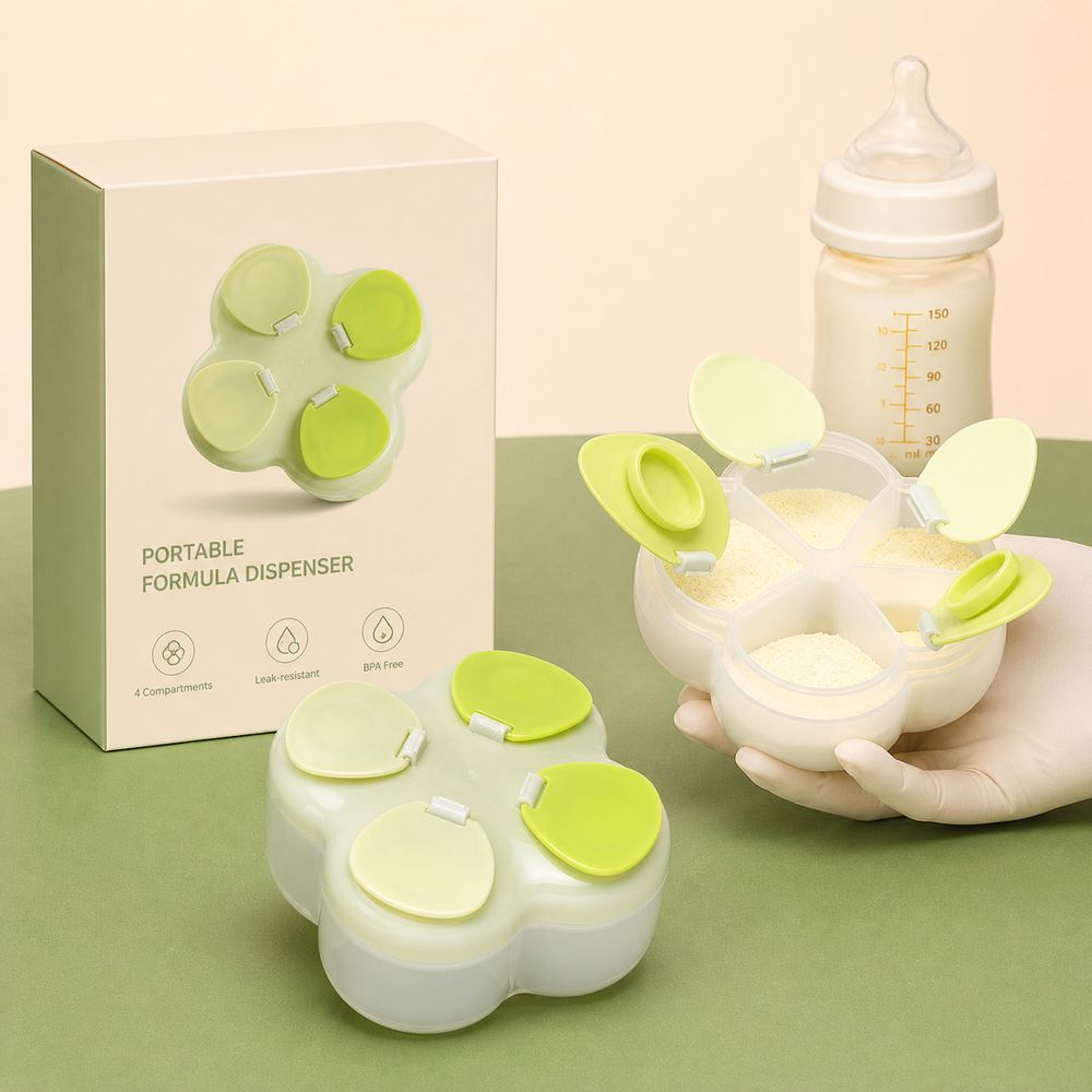 Dispenser Formula Terpartisi 7 - Baby Food Storage ulasan dan harga
