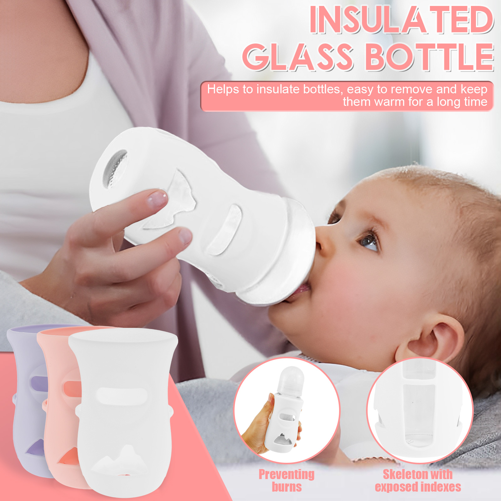 Penutup botol silikon lengan b - Baby Food Storage ulasan dan harga