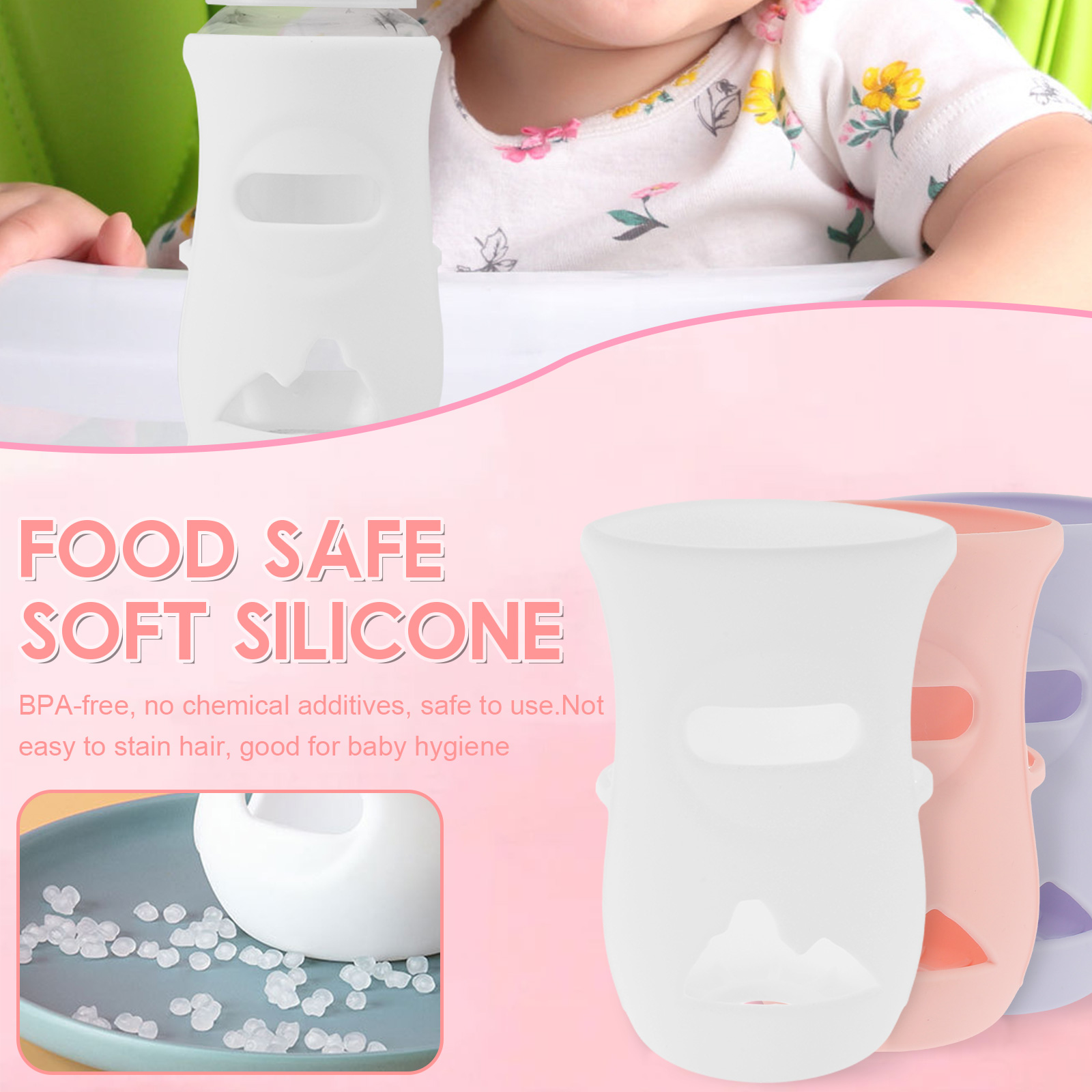 Penutup botol silikon lengan b - Baby Food Storage ulasan dan harga