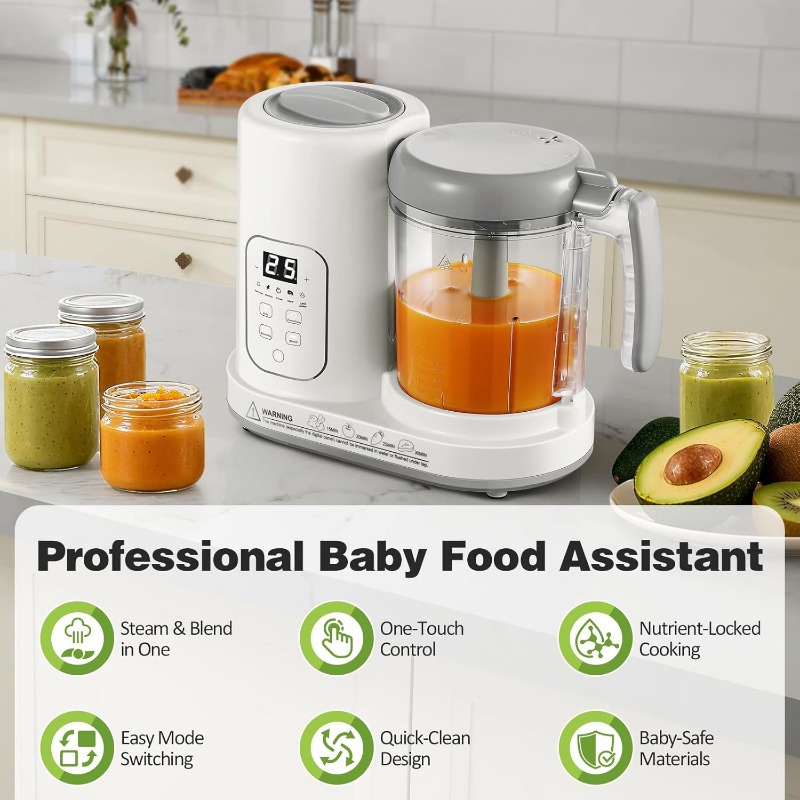 Pembuat Makanan Bayi Steamer B - Baby Food Healthy ulasan dan harga