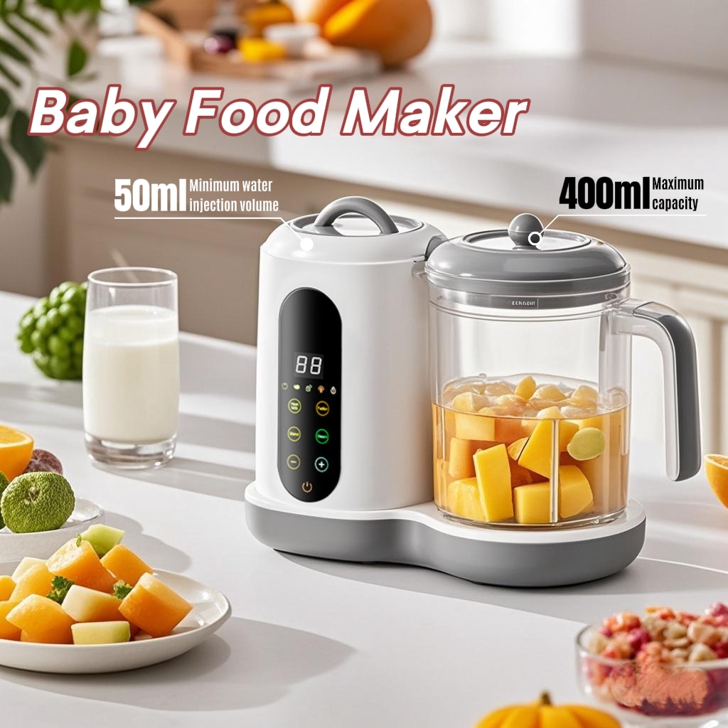 Pembuat Makanan Bayi Multifung - Baby Food Maker And Steamer ulasan dan harga