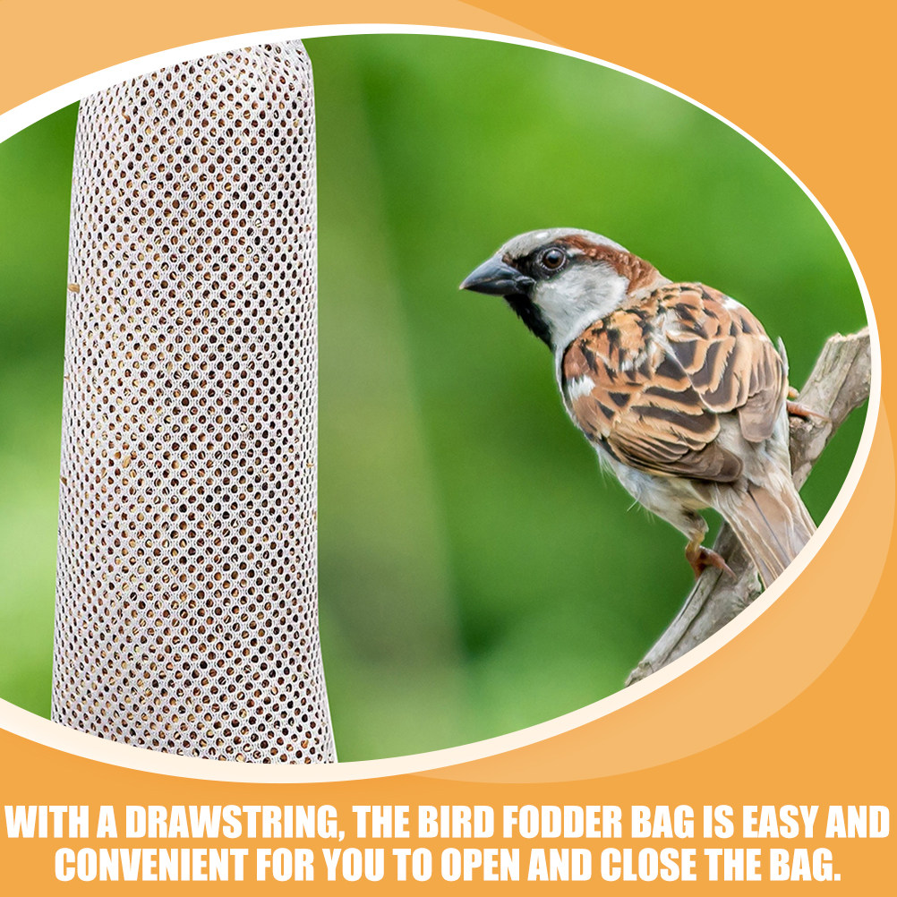 8 Buah Kantong Pakan Burung da - Mesh Feeder Bag ulasan dan harga