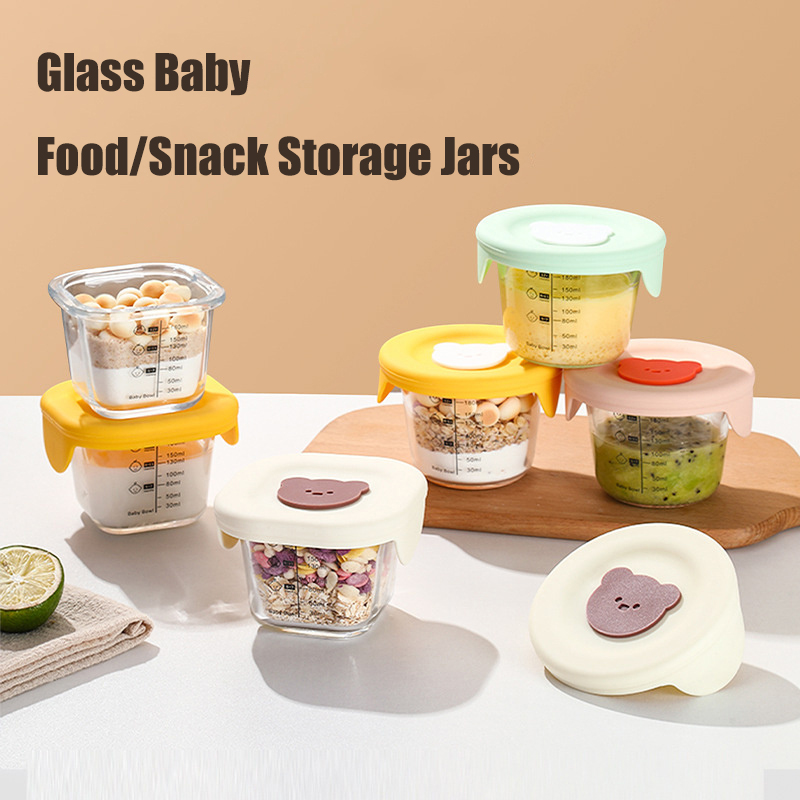 Stoples penyimpanan makanan ka - Baby Food Glass Jar ulasan dan harga