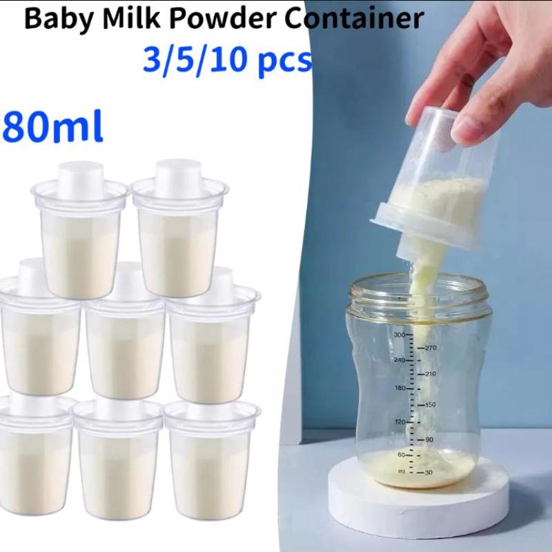6PPC 80ML Dispenser Susu Bubuk - Baby Food Storage ulasan dan harga