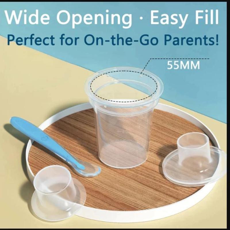 6PPC 80ML Dispenser Susu Bubuk - Baby Food Storage ulasan dan harga